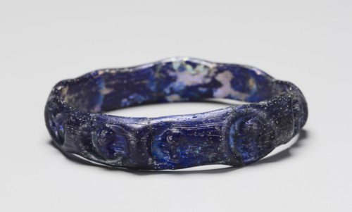 Bracelet, 350-500. Syria, Roman, late Roman period, mid 4th-5th Century. Glass; diameter: 7.6 cm (3