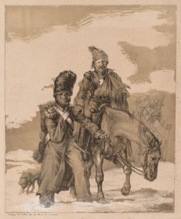 Return from Russia, c. 1818. Théodore Géricault (French, 1791-1824). Lithograph printed in black