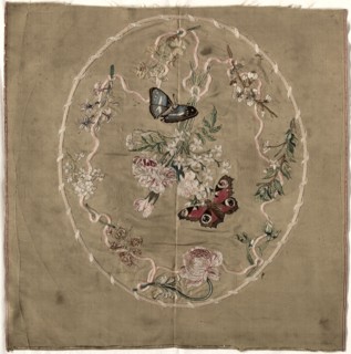 Embroidery for Fire Screen, early 1800s. England, early 19th century. Embroidery, silk; overall: 49