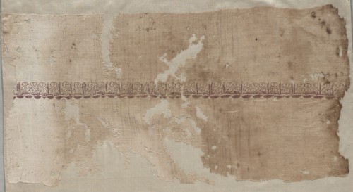 Fragment of a Tiraz, 1036 - 1044. Egypt, Fatimid period, Reign of Caliphate al-Mustansir, c. AH
