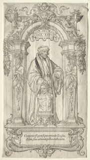 Erasmus of Rotterdam. Hans Holbein (German, 1497/98-1543). Woodcut