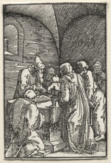 The Fall and Redemption of Man:  The Presentation of Christ in the Temple, c. 1515. Albrecht