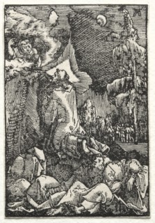 The Fall and Redemption of Man:  Chirst on the Mount of Olives, c. 1515. Albrecht Altdorfer