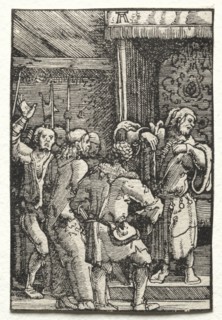 The Fall and Redemption of Man:  Christ before Caiaphas, c. 1515. Albrecht Altdorfer (German, c.