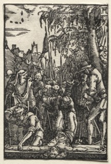 The Fall and Redemption of Man:  Christ Nailed to the Cross, c. 1515. Albrecht Altdorfer (German, c