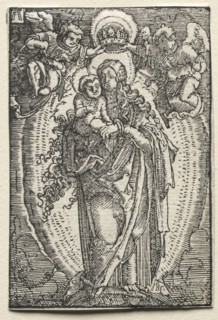The Fall and Redemption of Man:  The Virgin as Queen of Heaven, c. 1515. Albrecht Altdorfer