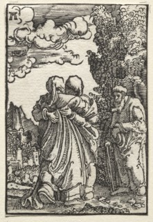 The Fall and Redemption of Man:  The Visitation, c. 1515. Albrecht Altdorfer (German, c. 1480-1538)