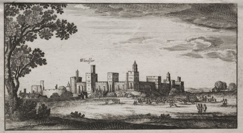 Windsor Castle from the Southeast, 1600s. England (?), 17th century. Etching