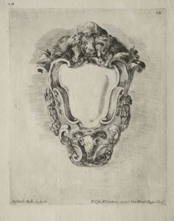 Collection of Various Caprices and New Designs of Cartouches and Ornaments:  No 12. Stefano Della