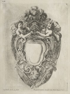 Collection of Various Caprices and New Designs of Cartouches and Ornaments:  No. 3. Stefano Della