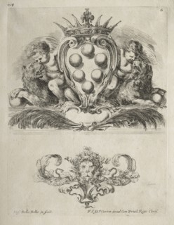 Collection of Various Caprices and New Designs of Cartouches and Ornaments:  No. 6. Stefano Della
