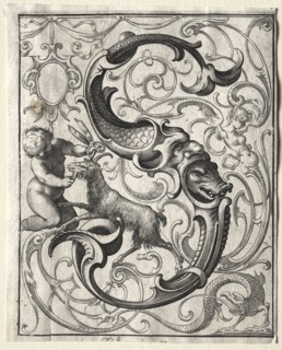 New ABC Booklet:  S, 1627. Lucas Kilian (German, 1579-1637). Engraving
