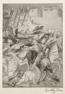 Old Italian Masters:  Battle of St. Ephesus against the Pagans of Sardinia, 1888-1892. Timothy Cole