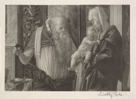 Old Italian Masters:  The Circumcision, 1888-1892. Timothy Cole (American, 1852-1931). Wood