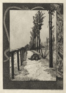 Vom Tode I, (Opus II, 1889) No. 4. Max Klinger (German, 1857-1920). Etching and aquatint