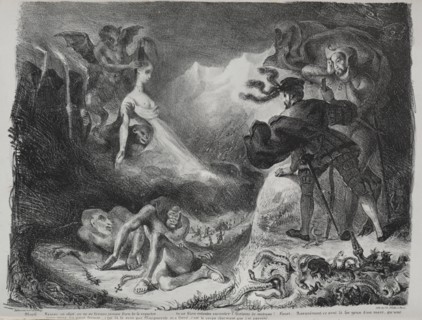 Faust: Tragédie de M. de Goethe, translated into French by Albert Stapfer.: Illustrations for