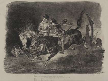 Faust: Tragédie de M. de Goethe, translated into French by Albert Stapfer.: Illustrations for