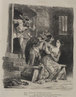 Faust: Tragédie de M. de Goethe, translated into French by Albert Stapfer.: Illustrations for