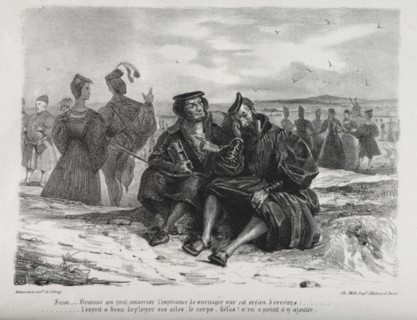 Faust: Tragédie de M. de Goethe, translated into French by Albert Stapfer.: Illustrations for