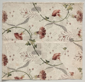 Brocaded Silk, 1723 - 1774. France, 18th century, Period of Louis XV (1723-1774). Brocade on tabby;