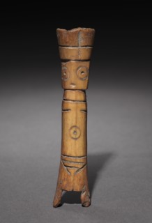 Amulet, 1-200. Parthian, 1st-2nd century. Carved bone; overall: 10.2 cm (4 in.).
