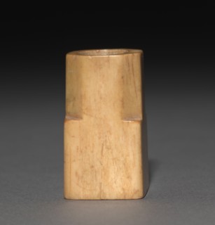 Carved Bone, 1-200. Parthian, 1st-2nd Century. Carved bone; diameter: 2.2 cm (7/8 in.).