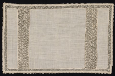 Cloth with Winged and Two-Tailed Animals, 17th-18th century. Italy, 17th-18th century. Plain weave
