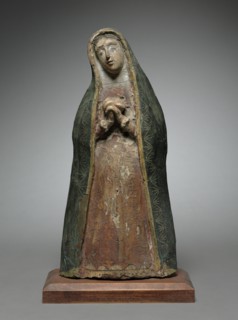 Our Lady of Sorrows: santo de bulto, 1600s-1700s. America, New Mexico, 17th-18th century. Painted