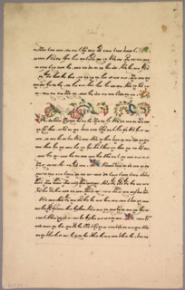 Page from Ramayana, 1800s. Java, 19th century. Ink on paper; overall: 32.6 x 21 cm (12 13/16 x 8