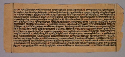Page from the Prasnapradipa, a Hindu Astrology Text, 1500s. Western India, 16th century. Ink on