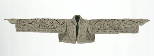 Jacket, c. 1800s. Macedonia or Albania, 19th century. Velvet; metallic embroidery; overall: 30.5 x