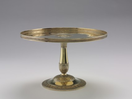 Pair of Tazza, c. 1815. Pietro Paolo Spagna (Italian, 1793-1861). Silver; diameter: 32.3 cm (12