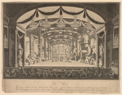 Inferno, 1700s(?). Netherlands(?), 18th century (?). Etching (2 plates, one in center with main