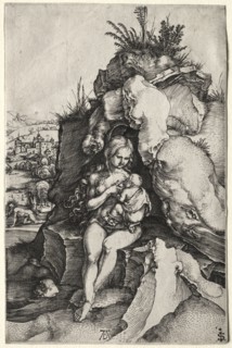 The Penance of St. John Chrysostom, c. 1497. Albrecht Dürer (German, 1471-1528). Engraving
