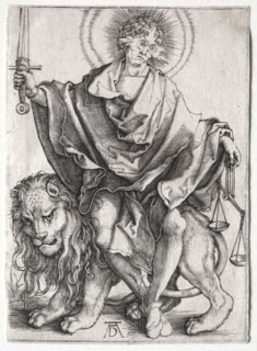 Son of Righteousness, c. 1500. Albrecht Dürer (German, 1471-1528). Engraving