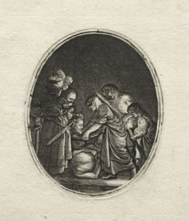 The Beheading of Saint John the Baptist. Hendrik Goudt (Dutch, 1585-1630). Engraving