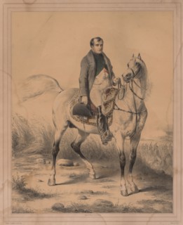 Napoleon, 1841. Janet Lange (French). Color lithograph