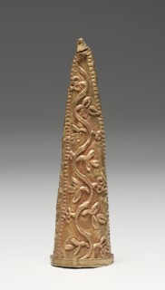 Jewelry, 1800s. Guinea Coast, Ghana, Asante, 19th century. Cast gold, hammered; overall: 8.7 cm (3