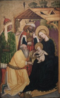 Adoration of the Magi, early 1440s. Konrad Laib (German). Oil on panel; image: 98 x 61.6 cm (38