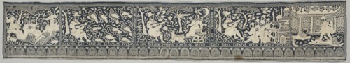 Valence, 18th-19th century. Portugal, 18th-19th century. Embroidery; silk on linen; overall: 28.6 x