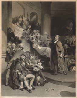 Patrick Henry Delivering His Celebrated Speech in the House of Burgesses, Virginia, 1852. Alfred