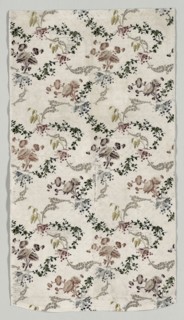 Length of Brocaded Silk, 1723-1774. Style of Jean Baptiste Pillement (French, 1728-1808). Brocade;