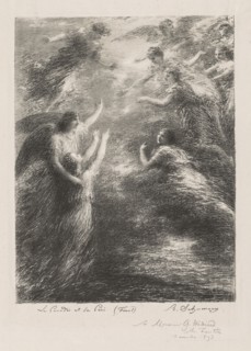 Le Paradis et la Peri, 1893. Henri Fantin-Latour (French, 1836-1904). Lithograph