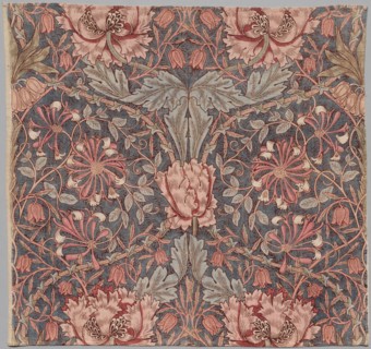 Honeysuckle, Early 20th century. William Morris (British, 1834-1896). Plain weave linen, printed