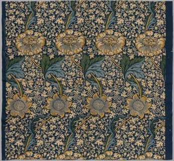 Kennet, c 1920. William Morris (British, 1834-1896). Plain weave cotton, printed; overall: 90.2 x