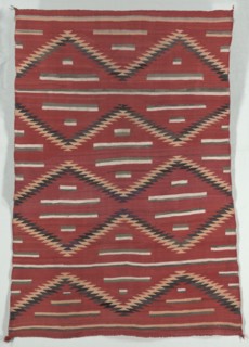 Eyedazzler Style Rug, c. 1890-1900. America, Native North American, Southwest, Navajo,