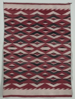 Diamond Network Style Rug, c. 1890-1900. America, Native North American, Southwest, Navajo,