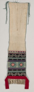 "Hopi Brocade" style Dance Sash, c. 1880-1900. America, Native North American, Southwest, Pueblo