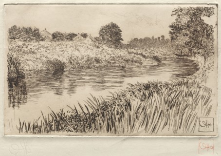 On the Bronx, 1906. Otto H. Bacher (American, 1856-1909). Etching