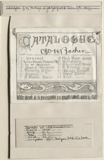 Catalogue of My Paintings at J. W. Sargents, Cleveland, December 17th, 1877, 1877. Otto H. Bacher